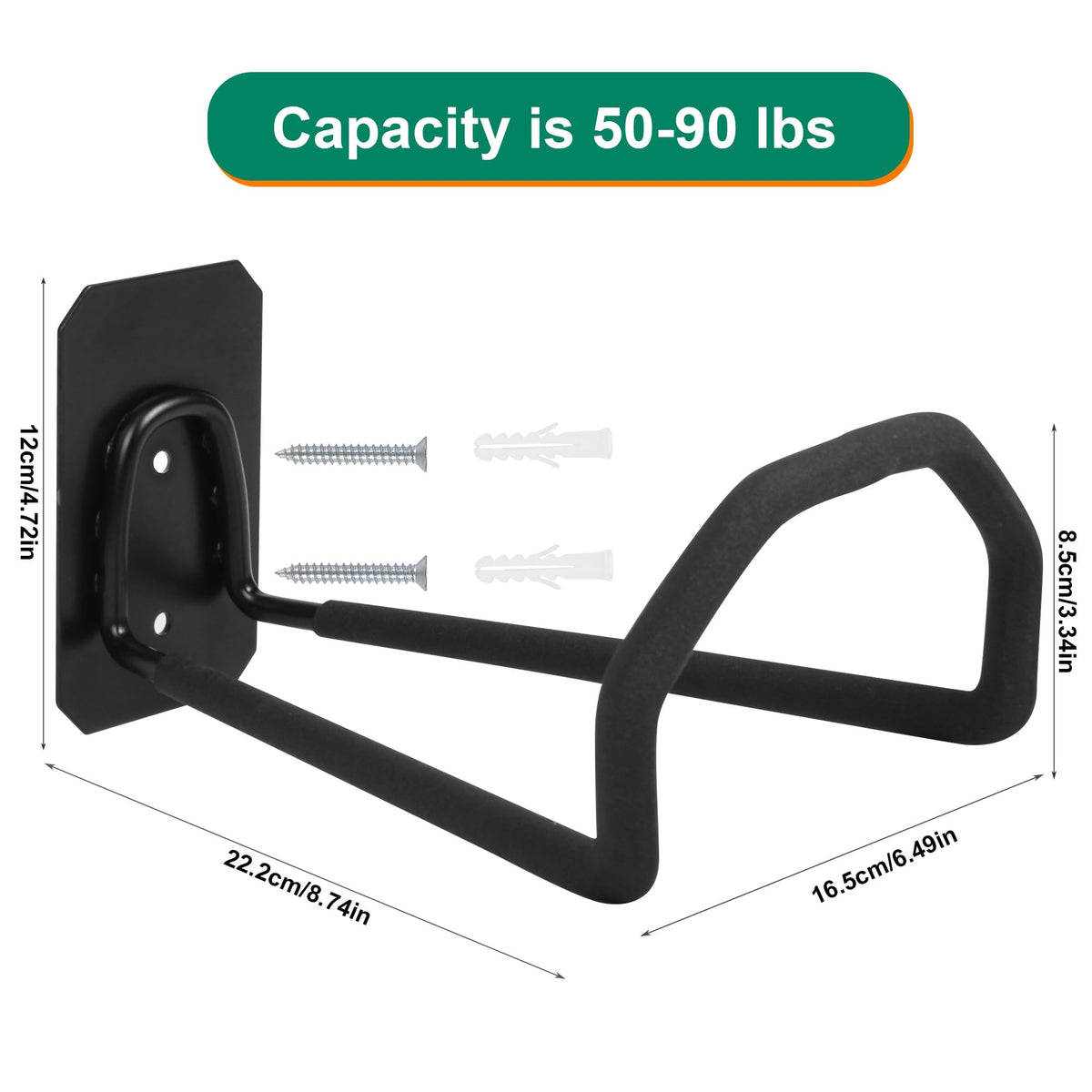 PeoMev hose holder compact dimensions enable easy placement