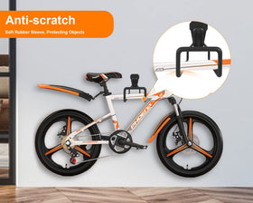 PeoMev wall-mounted hanger includes screws for easy outdoor installation.