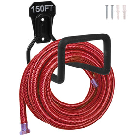 PeoMev two-pack hose hanger keeps garden organized and tangle-free.