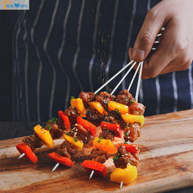 PEOUWNES complete kebab set perfect for family grilling and picnics.
