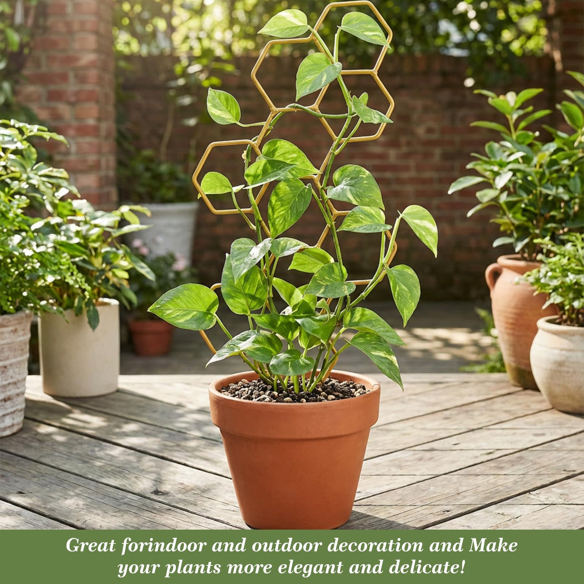 PEOVLVN easy, tool-free installation fits any pot.