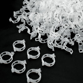 PEOUWNES 200-pcs plant clips pack for durable garden support.