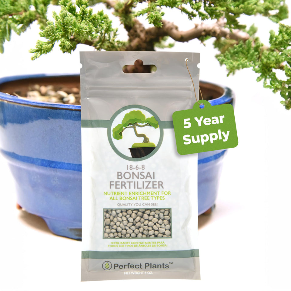 Perfect Plants bonsai fertilizer pellets pack for long-lasting soil nourishment