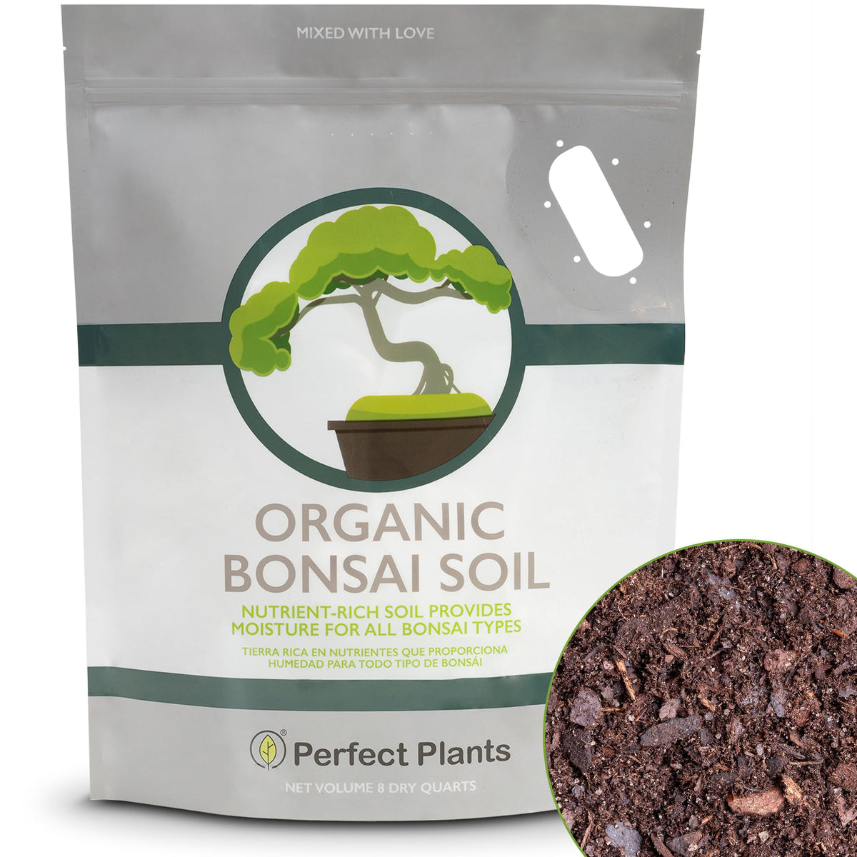 Perfect Plants Bonsai Soil 8qt bag for thriving bonsai roots