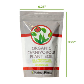 Perfect Plants soil with ideal acidity supports sundews and pitcher plants.