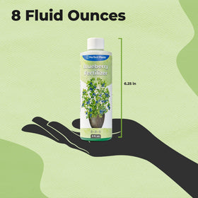 Perfect Plants Liquid Blueberry Fertilizer diluted in water enables easy weekly care.