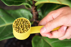Perfect Plants resealable bag preserves freshness of slow-release fertilizer for easy storage.