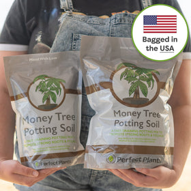 Perfect Plants resealable 2qt bag for easy storage and use.