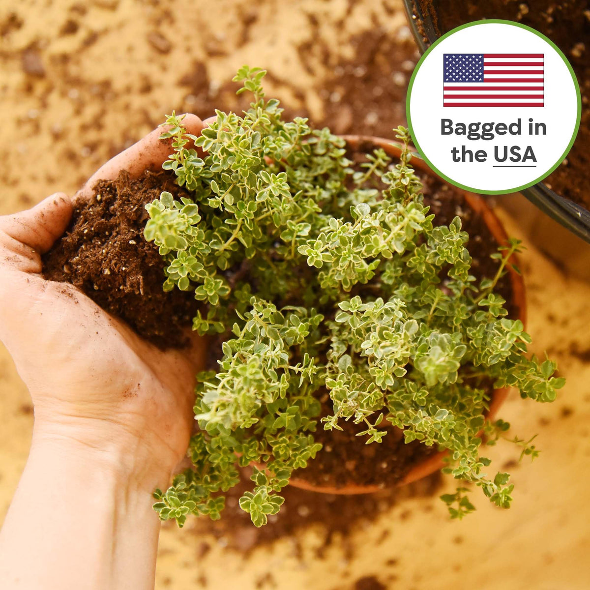Perfect Plants resealable heavy-duty bag keeps mix fresh between uses.