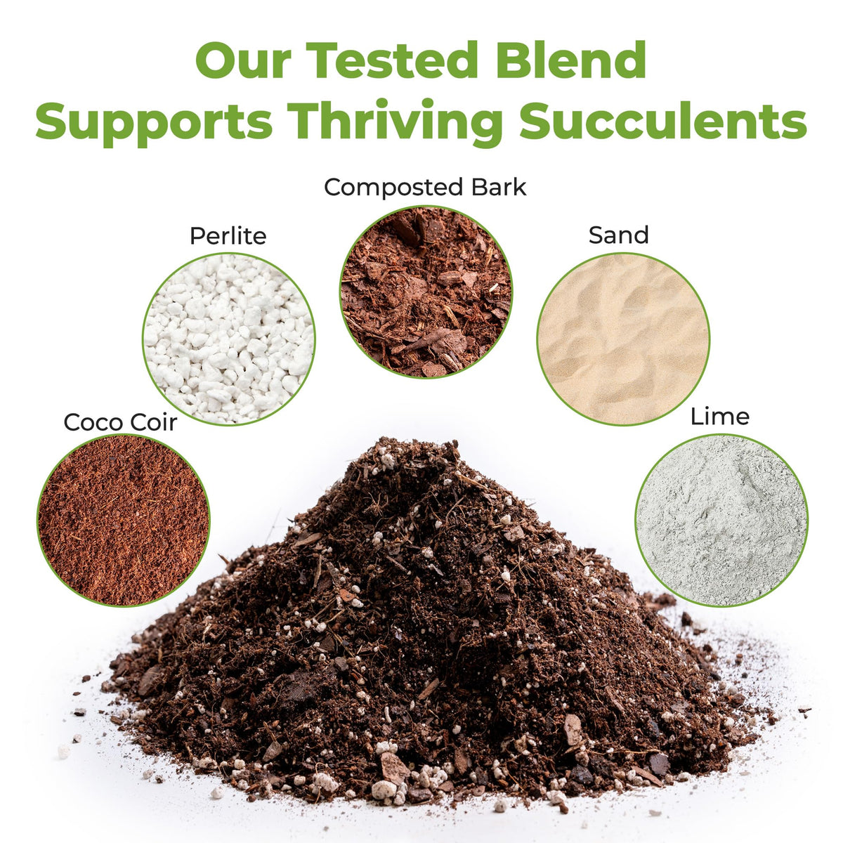 Perfect Plants soil mix dry texture highlights aeration and drainage