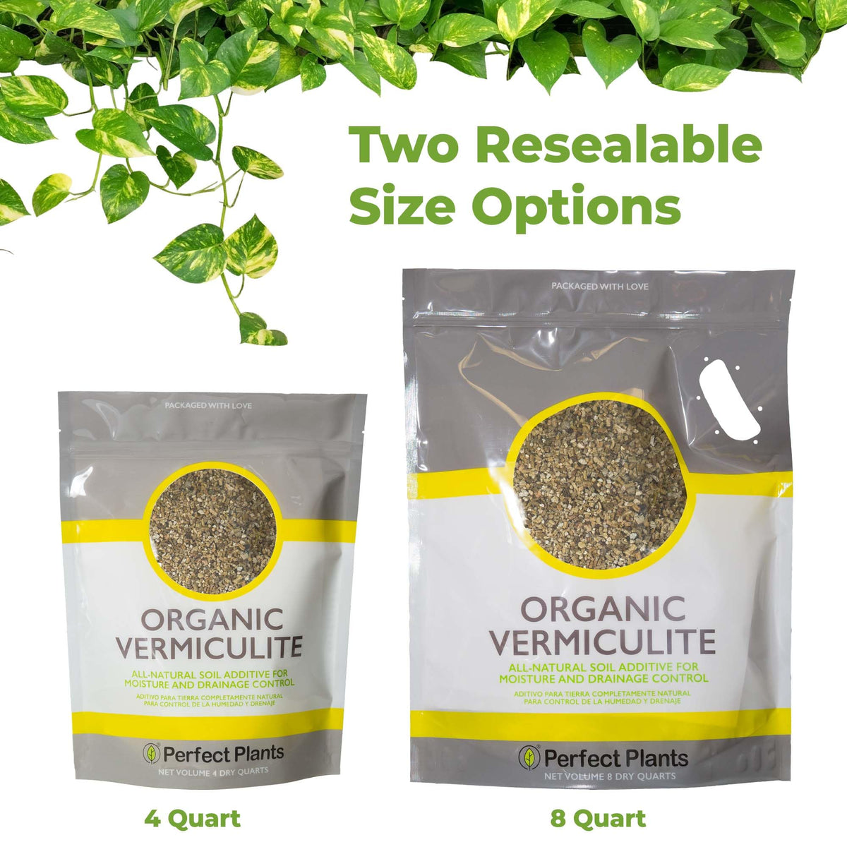 Perfect Plants vermiculite drainage improvement helps excess water escape from roots.
