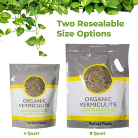 Perfect Plants vermiculite drainage improvement helps excess water escape from roots.