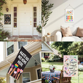 Perfectinsoy Stay Weird flag uses weather-resistant fabric across seasons.