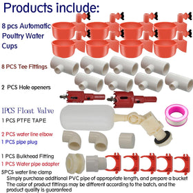 Perfsign tee fittings ensure leak-free connections for your DIY waterer.