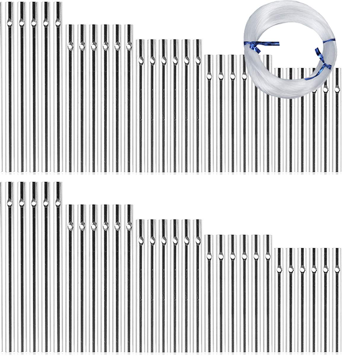Perfsign wind chime tubes—aluminum, durable finish for craft projects