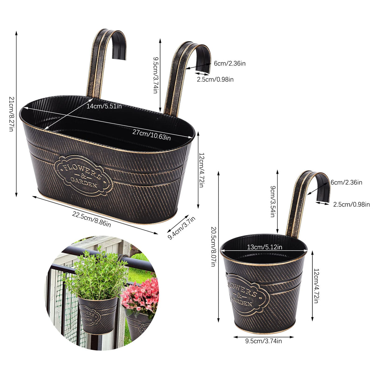 PerGar detachable hooks highlight versatile mounting for indoor or outdoor settings