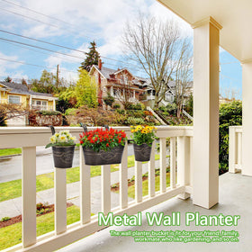 PerGar rectangular planters help create a vertical or desktop garden