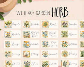 Peri Foi T-shaped plant labels for clear garden labeling in pots and beds