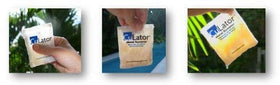 Periodic Products CuLator PowerPak 1.0 installed in skimmer helps prevent stains.