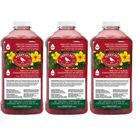 Perky-Pet 238 red nectar concentrate pack ready for hummingbird feeding.