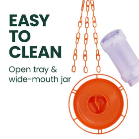 Perky-Pet 253 32-ounce jelly capacity for longer backyard feeding