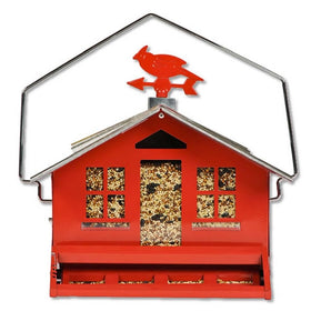 Durable all-metal construction withstands outdoor wear