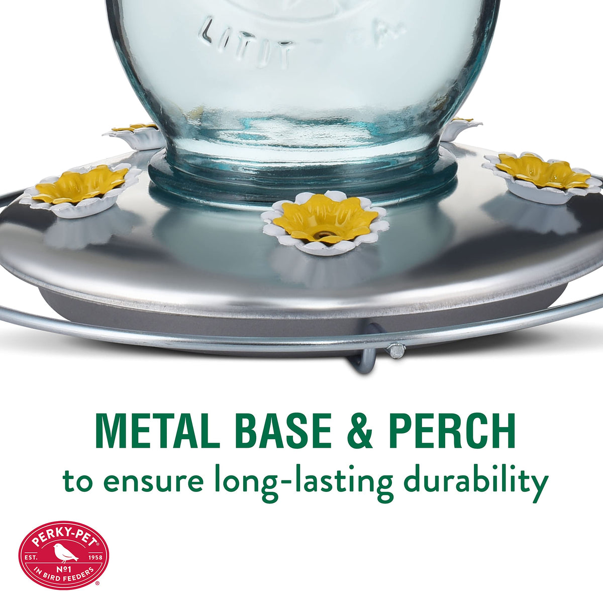 Perky-Pet easy-clean wide-mouth bottle for filling and washing