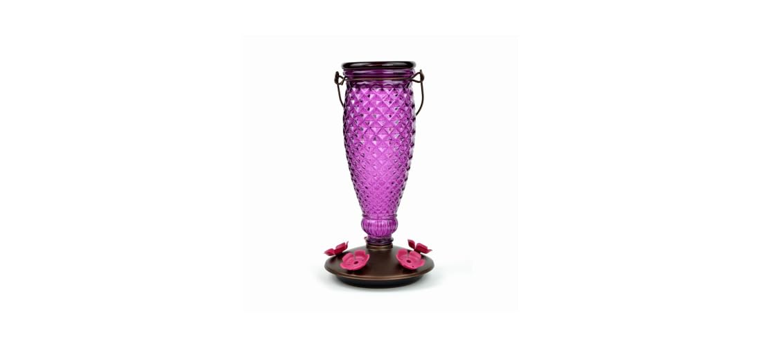 Perky-Pet feeder disassembles for thorough cleaning.