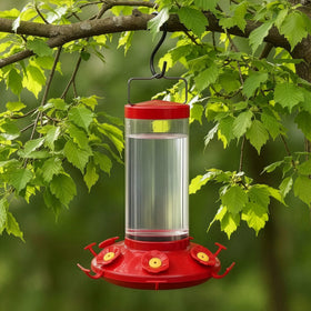 Perky-Pet Grand Master removable base speeds maintenance and cleaning.