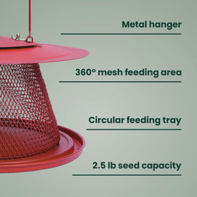 Perky-Pet feeder hanging hook ready for versatile placement