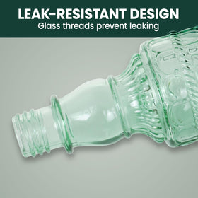 Perky-Pet durable glass and metal construction withstands outdoor conditions.