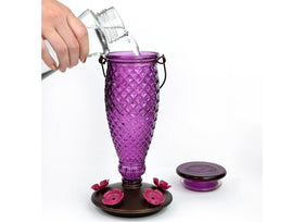 Perky-Pet wide-mouth opening allows simple nectar filling.