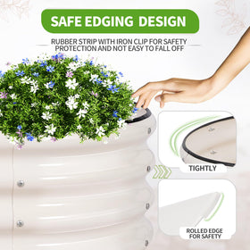 Permade bed with built-in clips reinforcing durability under sun