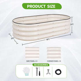 Permade galvanized bed with rust-proof coating for longevity