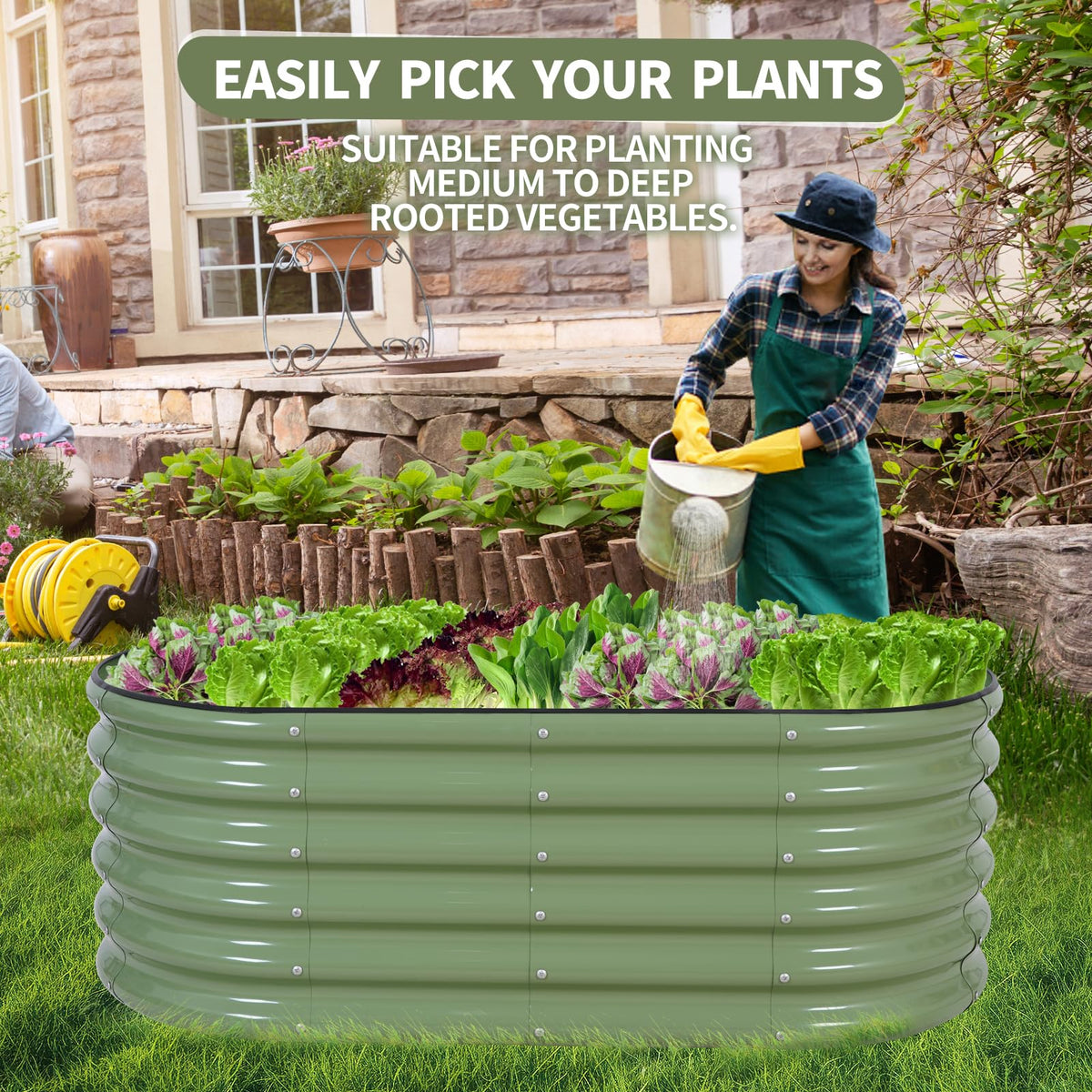 Permade includes protective tape and gloves for gardening starter kit.