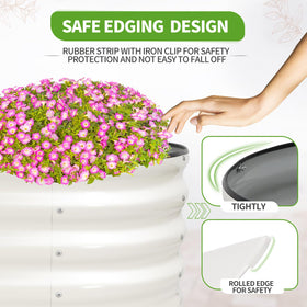 Permade raised bed safe edge showing folding edge for safe assembly