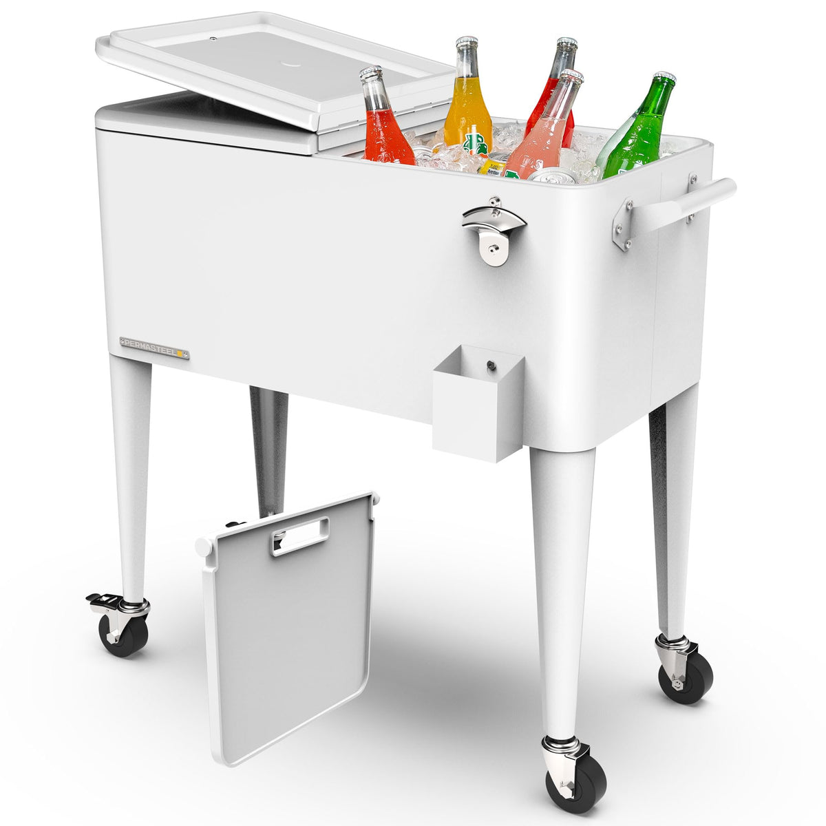 Permasteel party cooler divider serving tray showing versatile storage and presentation