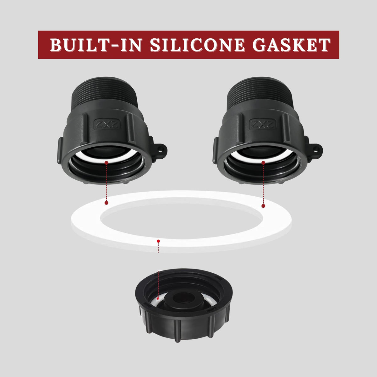 PERMINKS compatible with 275–330 gallon IBC totes in use.