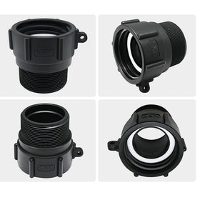 PERMINKS silicone gasket provides a leak-free seal on tote fittings.