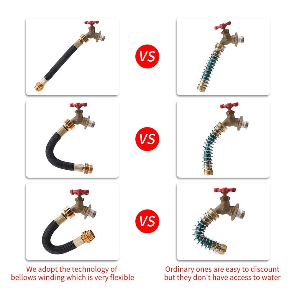 Persevere flexible water hose is lightweight for portable use.
