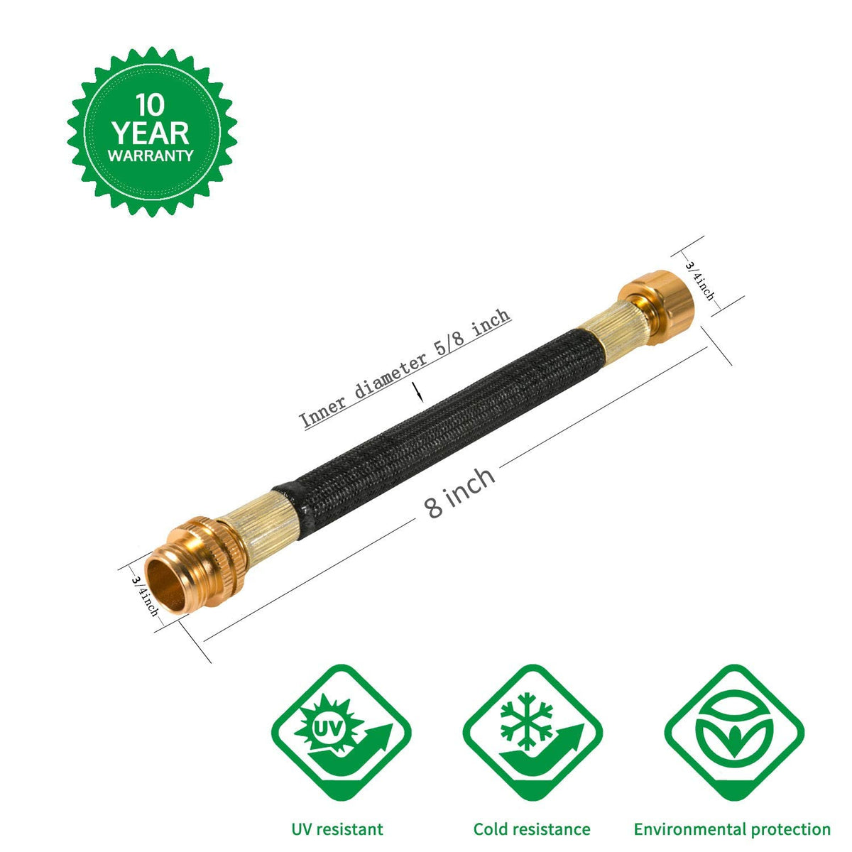 Persevere integrated-spiral-tube: 360-degree bend without kink for smooth water flow.