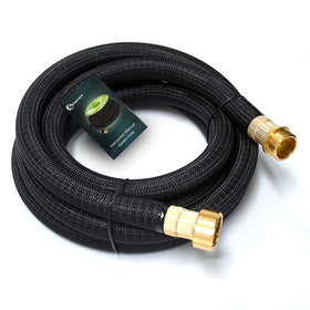 Persevere water hose extension outer PET layer resists cold and aging.