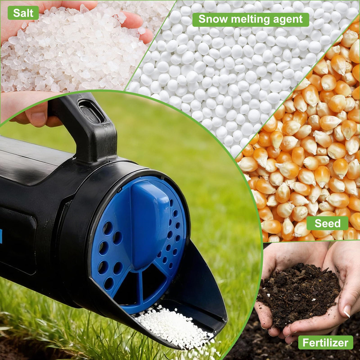 PERSZEN ergonomic spreader features a comfortable non-slip handle