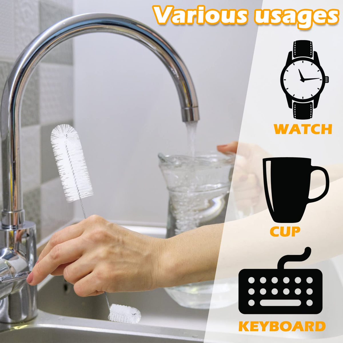 Perthlin 2-in-1 large-head cleaning kit for nectar bottle and holder