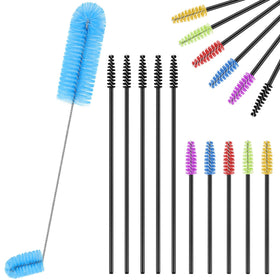 Perthlin hummingbird feeder cleaning brush two-in-one large head for nectar bottle and holder cleaning