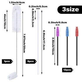 Perthlin hummingbird feeder cleaning brush, 6-7 inch for mid-size components