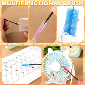 Perthlin hummingbird feeder cleaning brush stainless steel handle for durable use