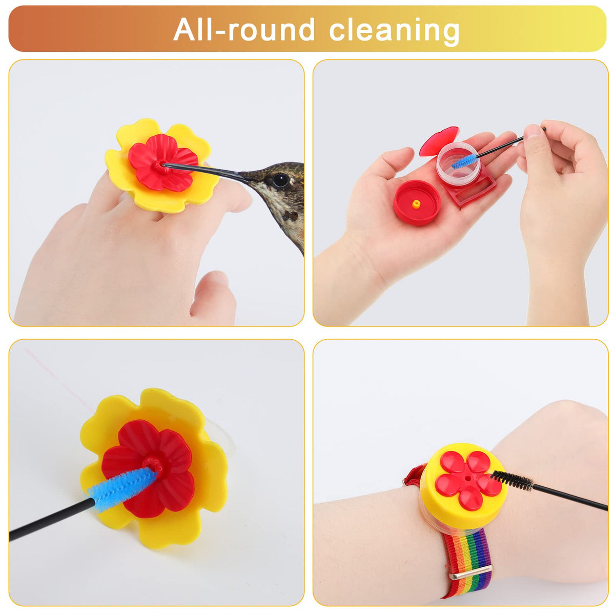 Perthlin stainless-steel-handle large brush ensures sturdy grip during cleaning.