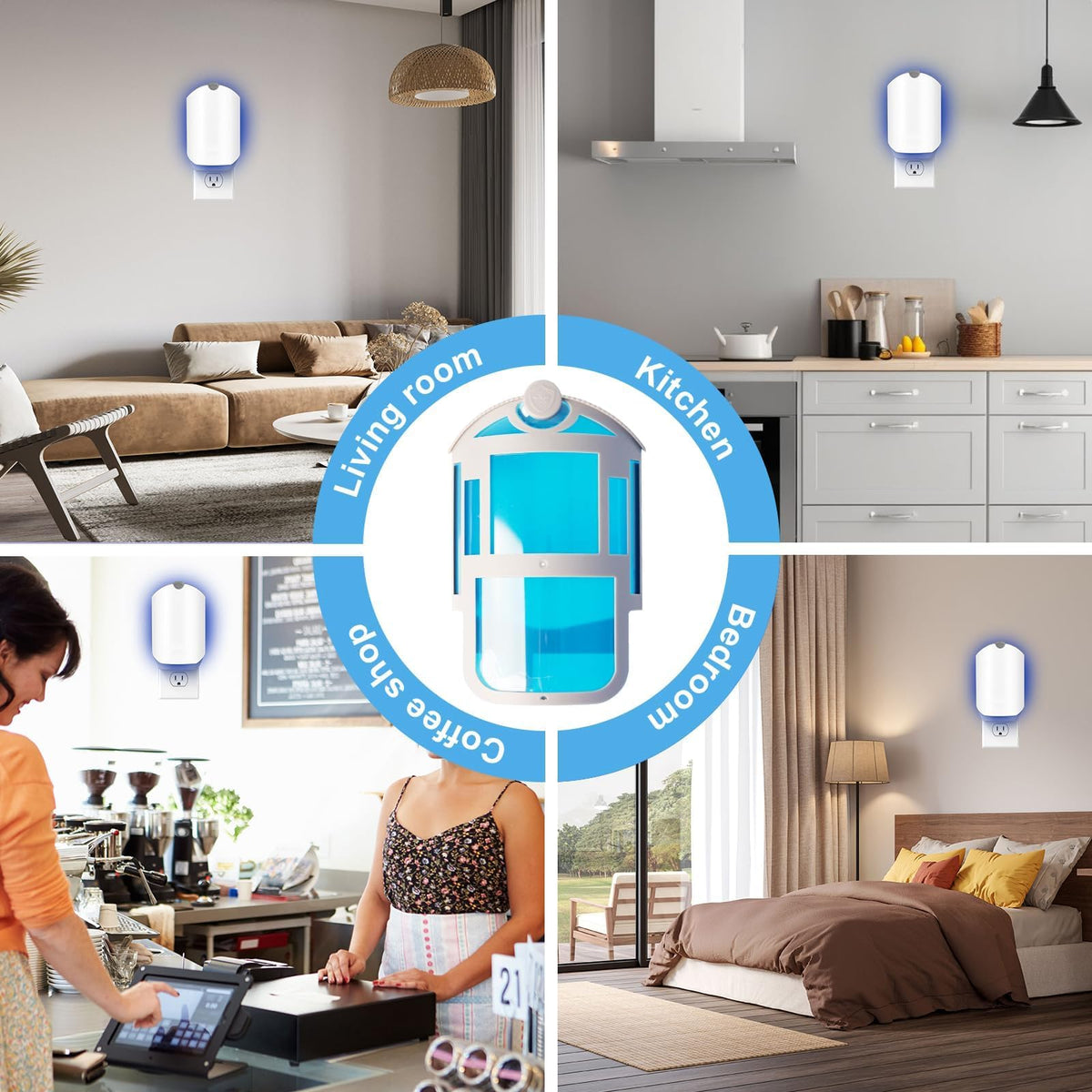 PESTCON versatile use covers living rooms, kitchens, bathrooms for indoor insect control.