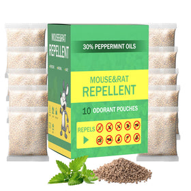 PestMentor mouse repellent pouch pack 10 provides indoor pest deterrence with mint scent